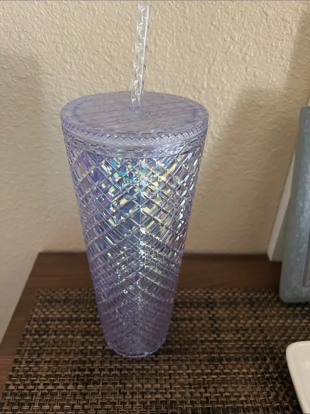 Starbucks Iridescent Lavender Tumbler with Straw - Home Accents nwot